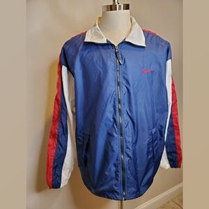 Vintage Nike Windbreaker Red White and Blue